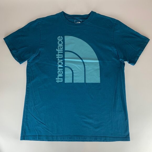 The North Face Aqua Short Sleeve Crewneck Shirt Mens Large - Picture 1 of 4
